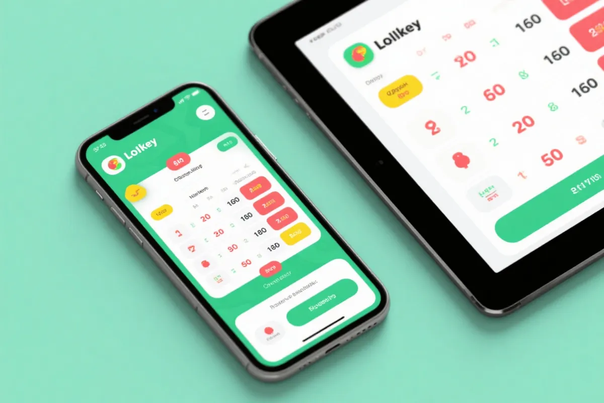 移动端开奖信息示意